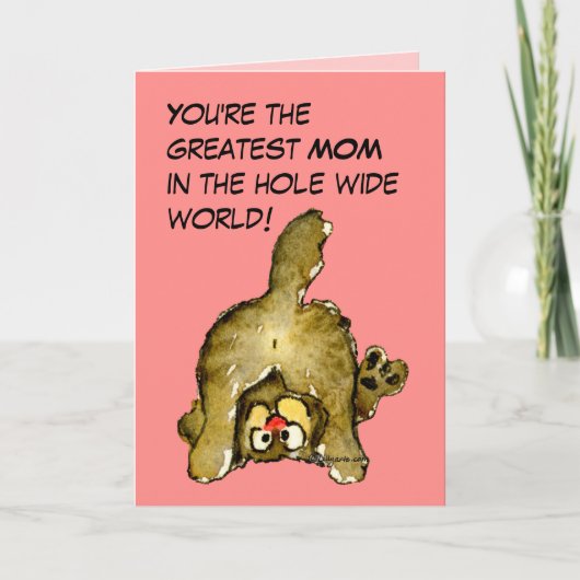 La plus grande carte de chat de maman (Devant)