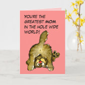 La plus grande carte de chat de maman (Fleur jaune)