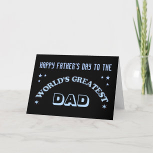 La plus grande carte de Fête des pères papa du mon