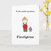 La plus grande carte de voeux des pompiers du mond (Fleur jaune)