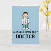 La plus grande carte de voeux du docteur du monde (Fleur jaune)