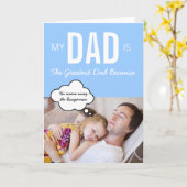 La plus grande carte de voeux papa personnalisée (Fleur jaune)