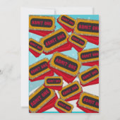 La plus grande carte d'invitation d'anniversaire (Dos)