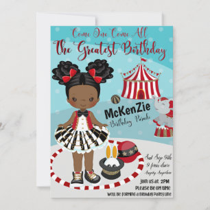 La plus grande carte d'invitation d'anniversaire