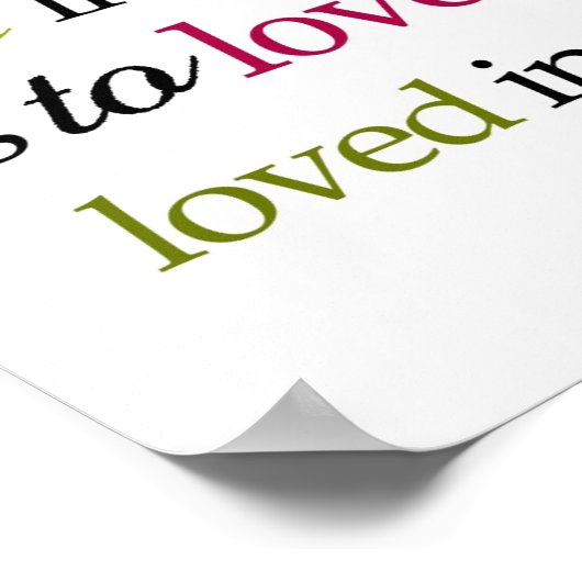 "La plus grande chose..." Affiche (Coin)