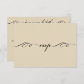 La plus grande de toutes est la carte de réponse d (Devant / Derrière)