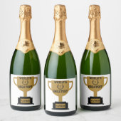 La plus grande Fête des pères du monde Étiquette d (Bouteilles)