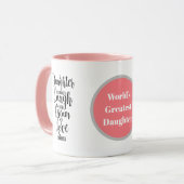 La plus grande fille du monde exprime la tasse (Devant gauche)