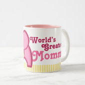 La plus grande maman éléphants du monde mug (Devant droit)