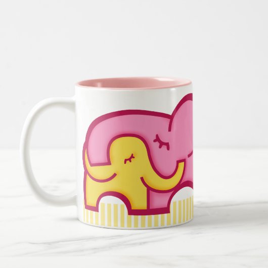 La plus grande maman éléphants du monde mug (Gauche)