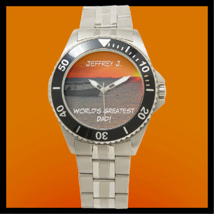 La plus grande montre-bracelet du papa du monde,