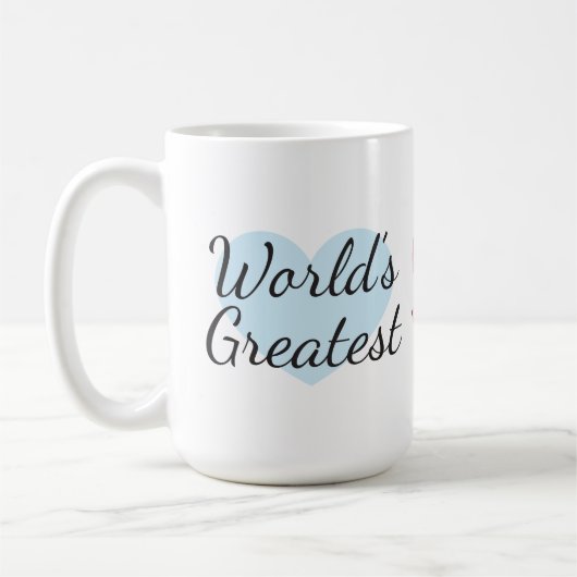 La plus grande soeur du monde (15 oz) Café Mug (Gauche)
