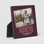 La plus grande tante du monde | Plaque photo moder (Recto)