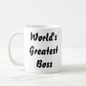 La plus grande tasse de café de patron des mondes (Gauche)