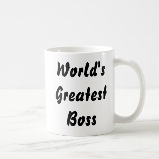 La plus grande tasse de café de patron des mondes (Droite)