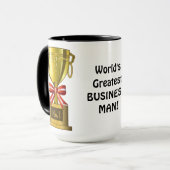 La plus grande tasse de café d'homme des affaires (Devant gauche)