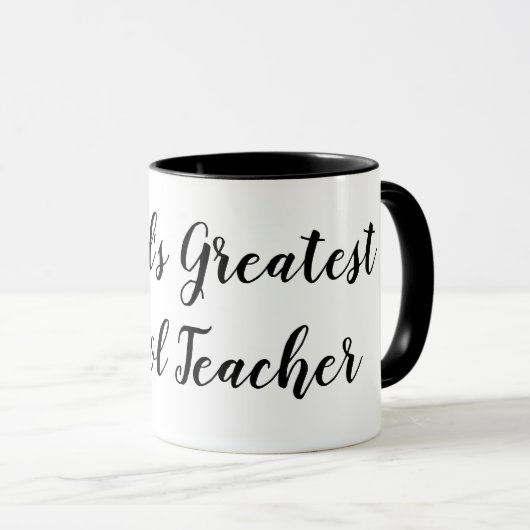 La plus grande tasse de café du maître d'école du (Devant droit)