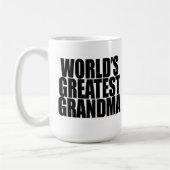 La plus grande tasse de la grand-maman du monde (Gauche)