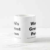 La plus grande tasse de la personne du monde (Centre)