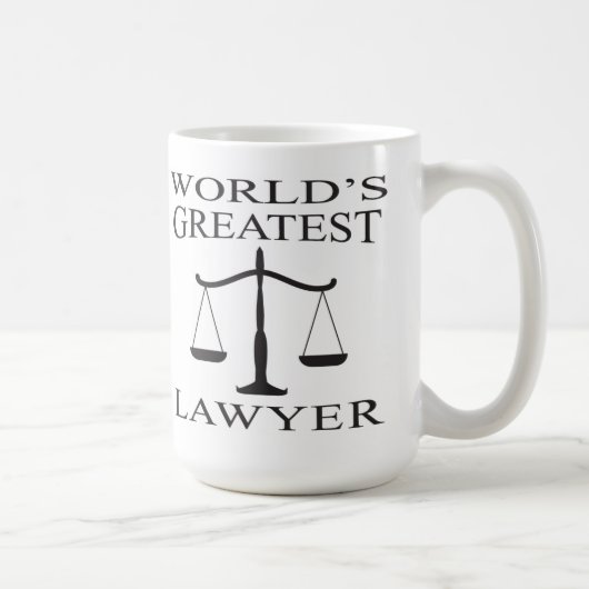 La plus grande tasse de l'avocat du monde (Droite)