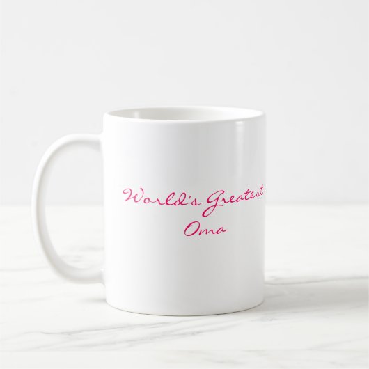 La plus grande tasse d'Oma du monde (Gauche)