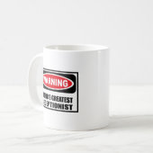 La PLUS GRANDE tasse du RÉCEPTIONNISTE du MONDE (Devant gauche)