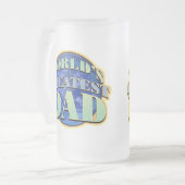 La plus grande tasse en verre givré du papa du (Devant gauche)