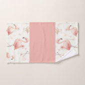 La plus mignonne troupe de flamants roses (Serviette à main)