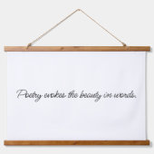 La Poésie Évoque La Tapisserie Murale Tachée De Bo (Devant)