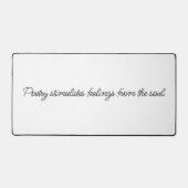 La poésie stimule la poterie de bureau (Recto)