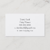 La poignée de main remet le carte de visite (Dos)