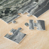 La Pointe de la Hève Low Tide Monet Fine Art Legpuzzel (Zijkant)