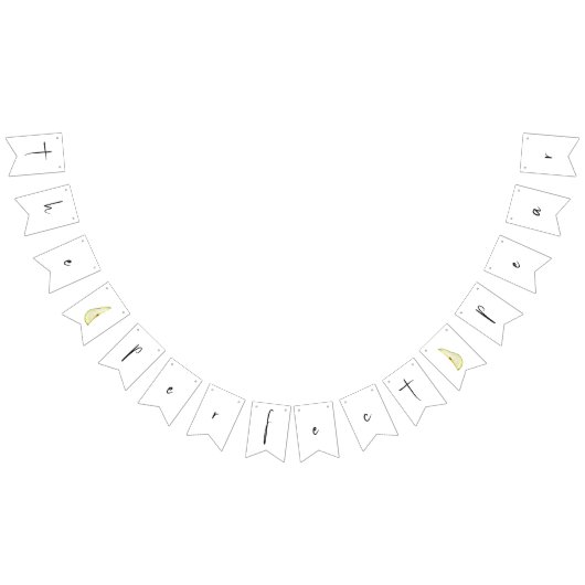 La poire parfaite - Bannière de Bunting Bienvenue (Tout)