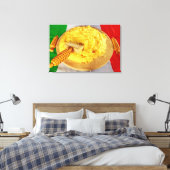 La polenta une recette typique sur toile imprimée (Insitu(Chambre))