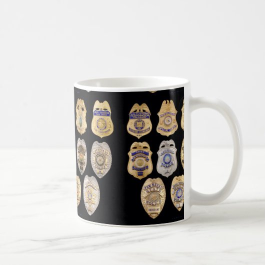 LA POLICE BADGES LA TASSE (Droite)