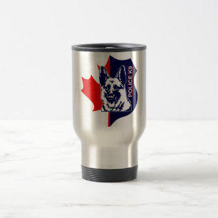 La police de K9 Canada voyage tasse