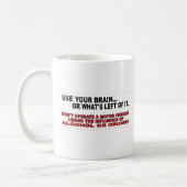 La police "ne boit pas et ne conduit pas" la tasse (Gauche)