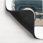 La police pédale tapis de souris de voiture de (Coin)