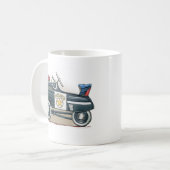 La police pédale tasse de voiture de cannette de (Devant gauche)