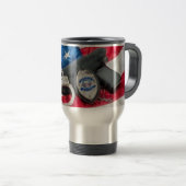 LA POLICE "PROTÈGE ET SERT" LA TASSE DE VOYAGE (Devant droit)