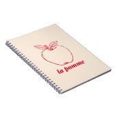 la pomme notitieboek (Rechterzijde)