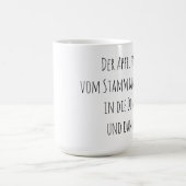 La pomme / Tasse allemande (Centre)