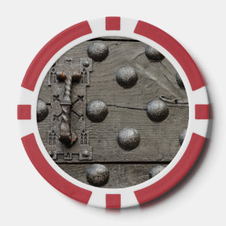 la porte d'un château Jetons de poker