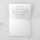 "La poule de Guinée a obtenu lâchement" la carte (Intérieur)