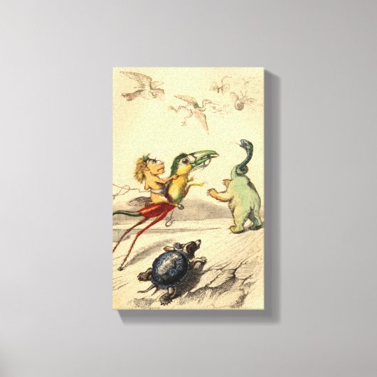 La Poursuite (Chase) Canvas Afdruk (Voorkant)