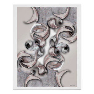 "La poursuite réfléchissante", Poster brillant