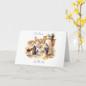 La première carte de la série Noël 2 (Fleur jaune)