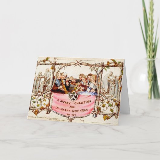 La première carte de Noël (Devant)