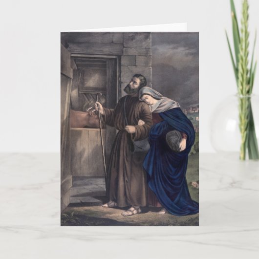 La première carte de vœux de Noël (Devant)