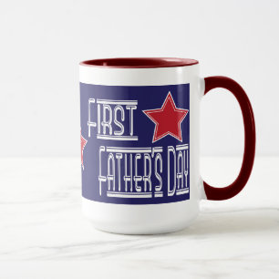La première conception de tasse de fête des pèr